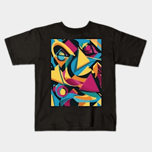 Abstract Geometric Kids T-Shirt